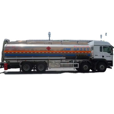 quality  20520kg Rated Load 8*4 30m3 Transport Petrol Diesel Tanker Truck CIMC LINYU factory