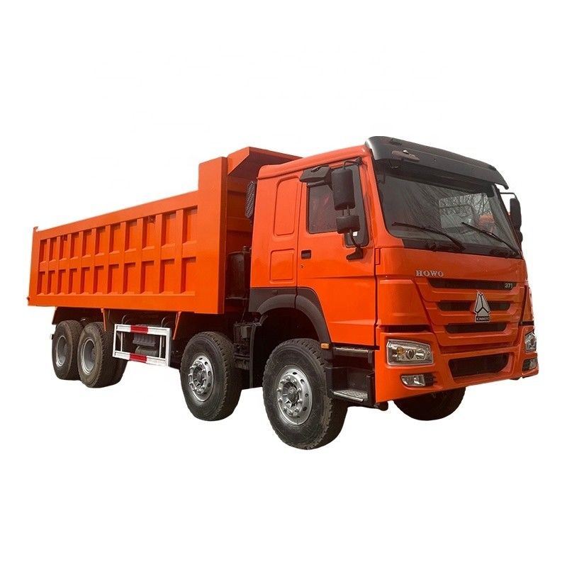 40 ton 12 tyres Howo 8X4 336HP 371HP 420 HP Second Hand Tipper Truck with Consumption