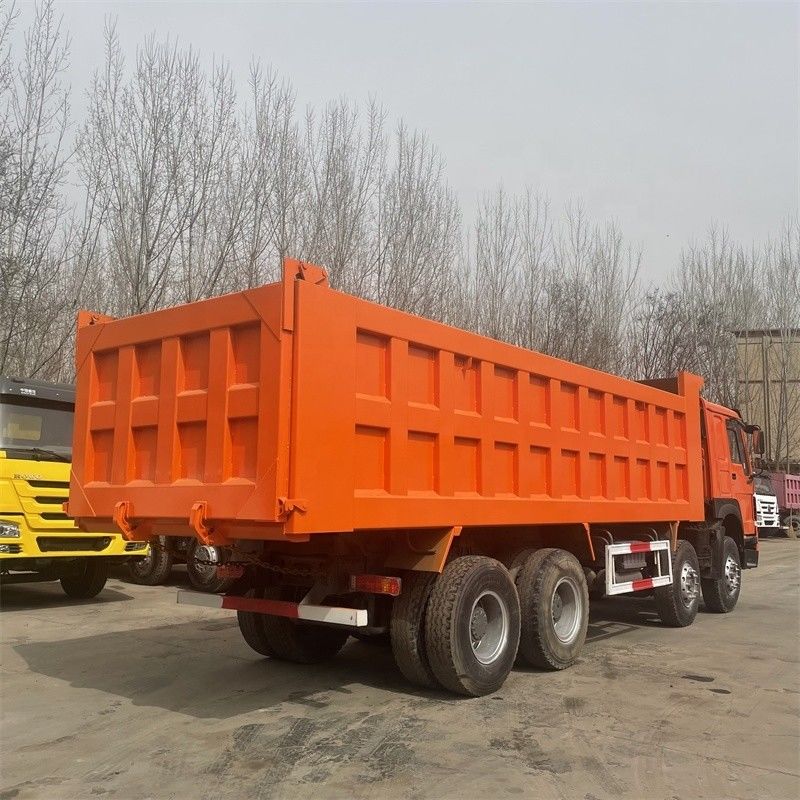40 ton 12 tyres Howo 8X4 336HP 371HP 420 HP Second Hand Tipper Truck with Consumption