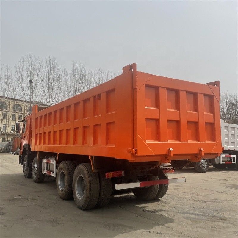 40 ton 12 tyres Howo 8X4 336HP 371HP 420 HP Second Hand Tipper Truck with Consumption