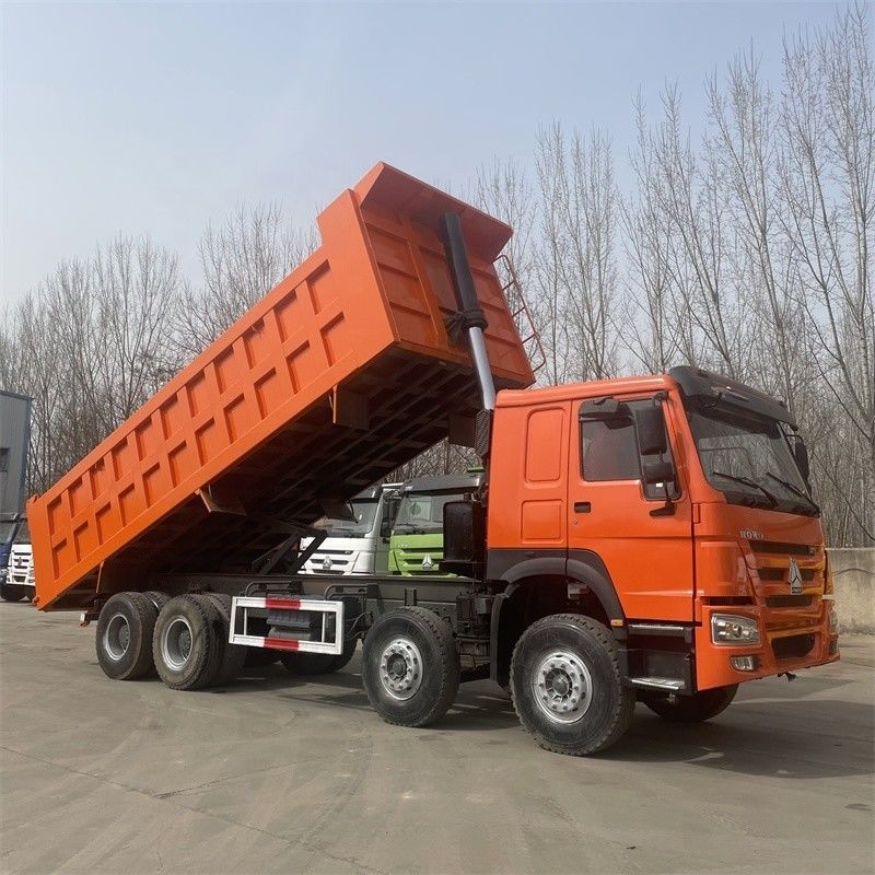 40 ton 12 tyres Howo 8X4 336HP 371HP 420 HP Second Hand Tipper Truck with Consumption