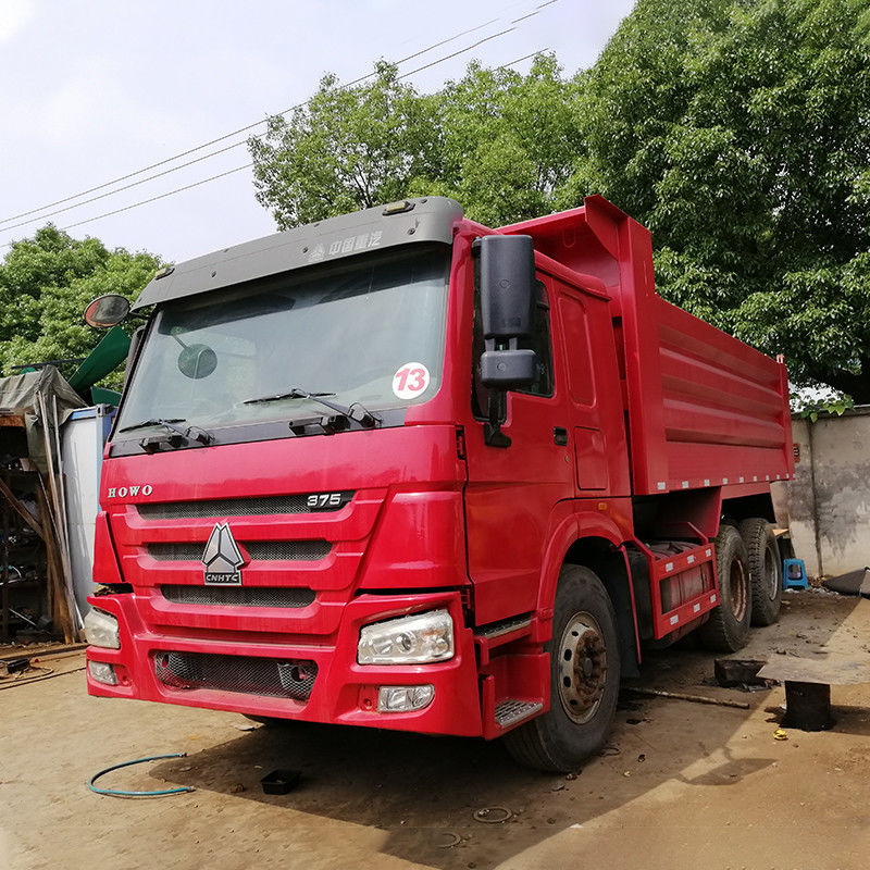 10 Forwards Transmission Used Sinotruk HOWO 6X4 Dump Truck 371HP with WEICHAI Engine