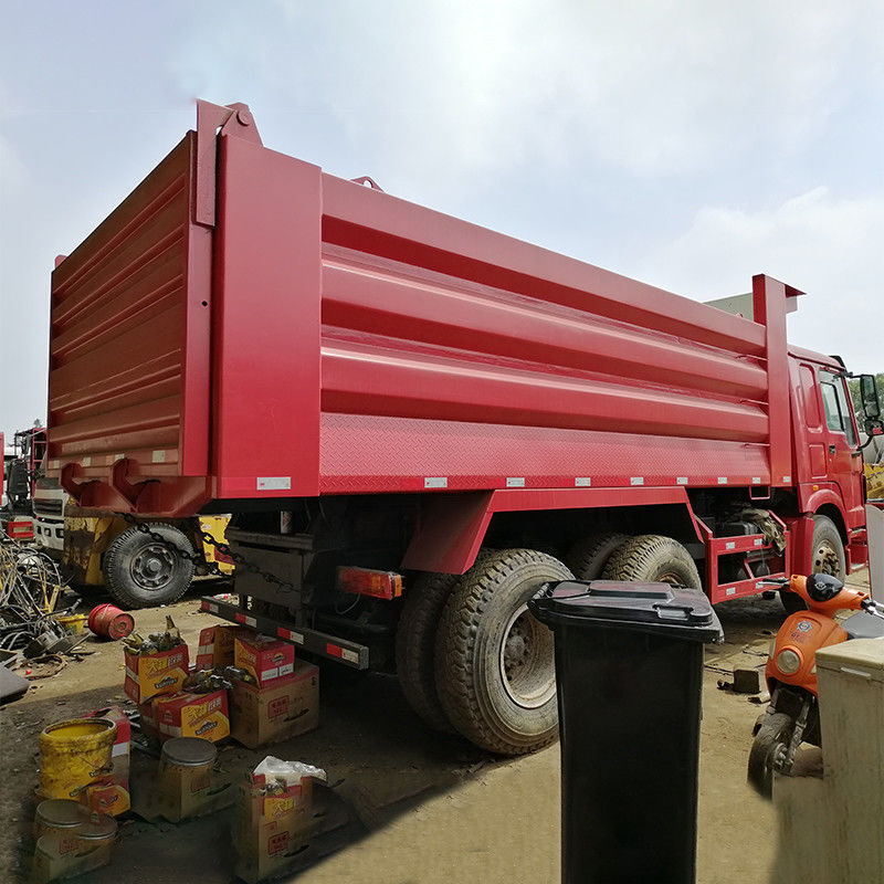 10 Forwards Transmission Used Sinotruk HOWO 6X4 Dump Truck 371HP with WEICHAI Engine