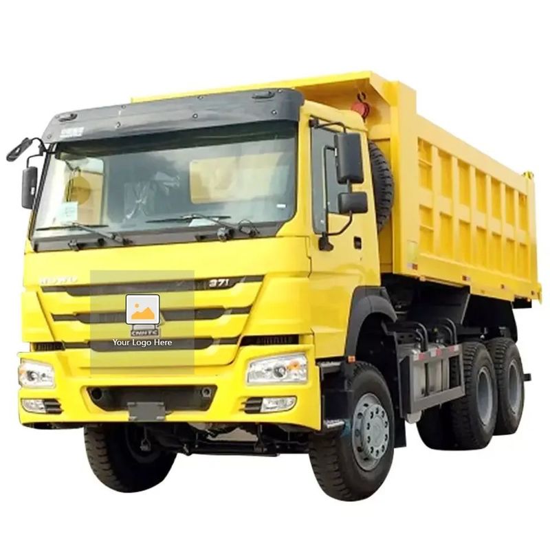 Sino Howo Dump Tipper Truck 371HP Euro 2 Used Sinotruck for Engineering Transportation