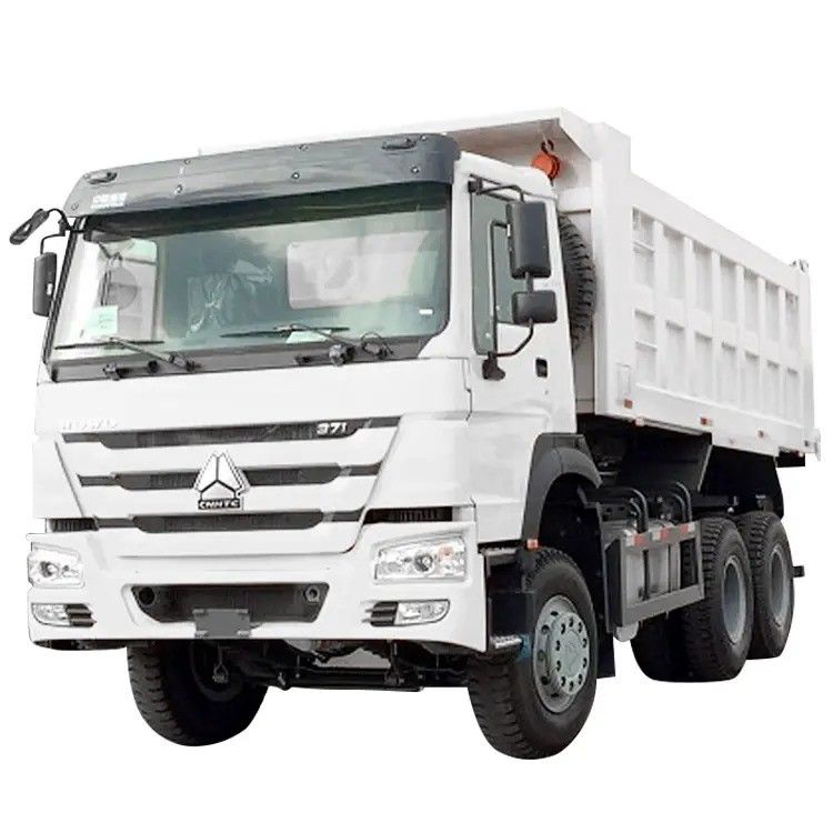 Sino Howo Dump Tipper Truck 375HP Euro 3 Second Hand Drive for Engineering Transportation