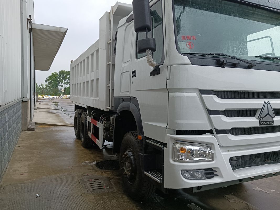 Sino Howo Dump Tipper Truck 375HP Euro 3 Second Hand Drive for Engineering Transportation