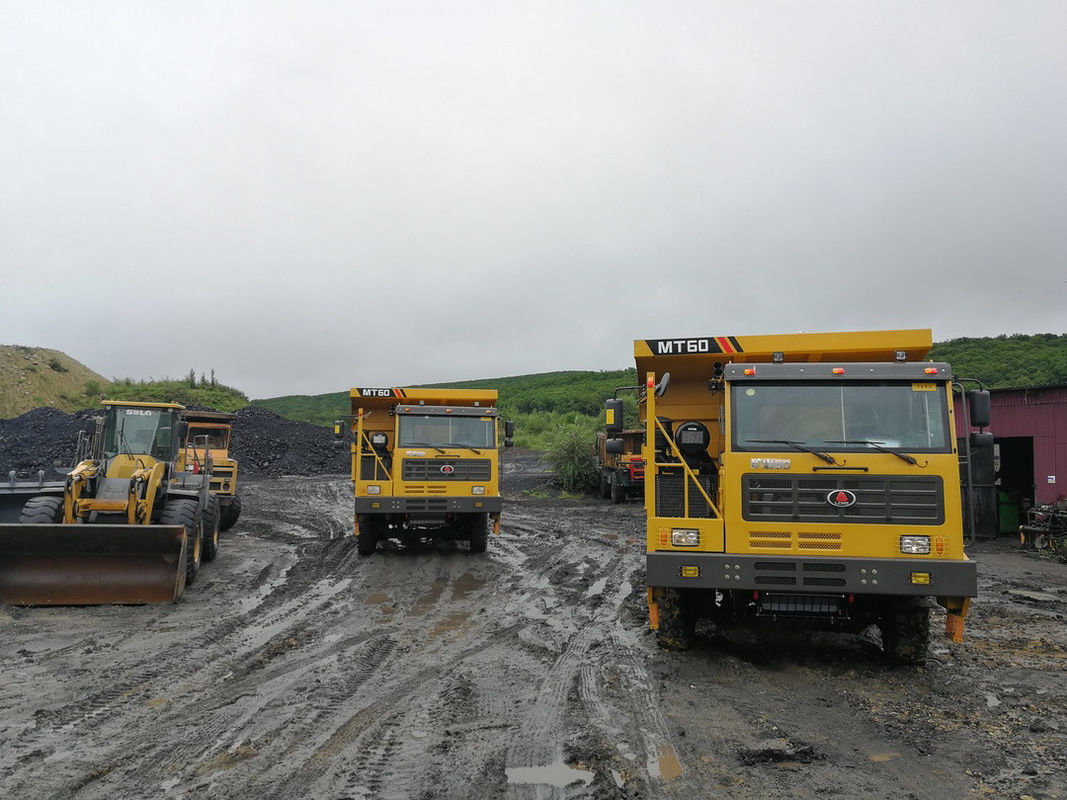 2 Reverse Shift MT60 MT86 MT106 Mining Truck 6X4 60-70 Ton Payload Off Road Tipper Truck