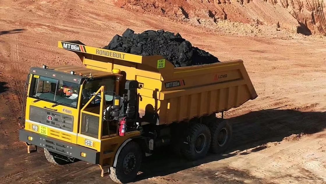 2 Reverse Shift MT60 MT86 MT106 Mining Truck 6X4 60-70 Ton Payload Off Road Tipper Truck