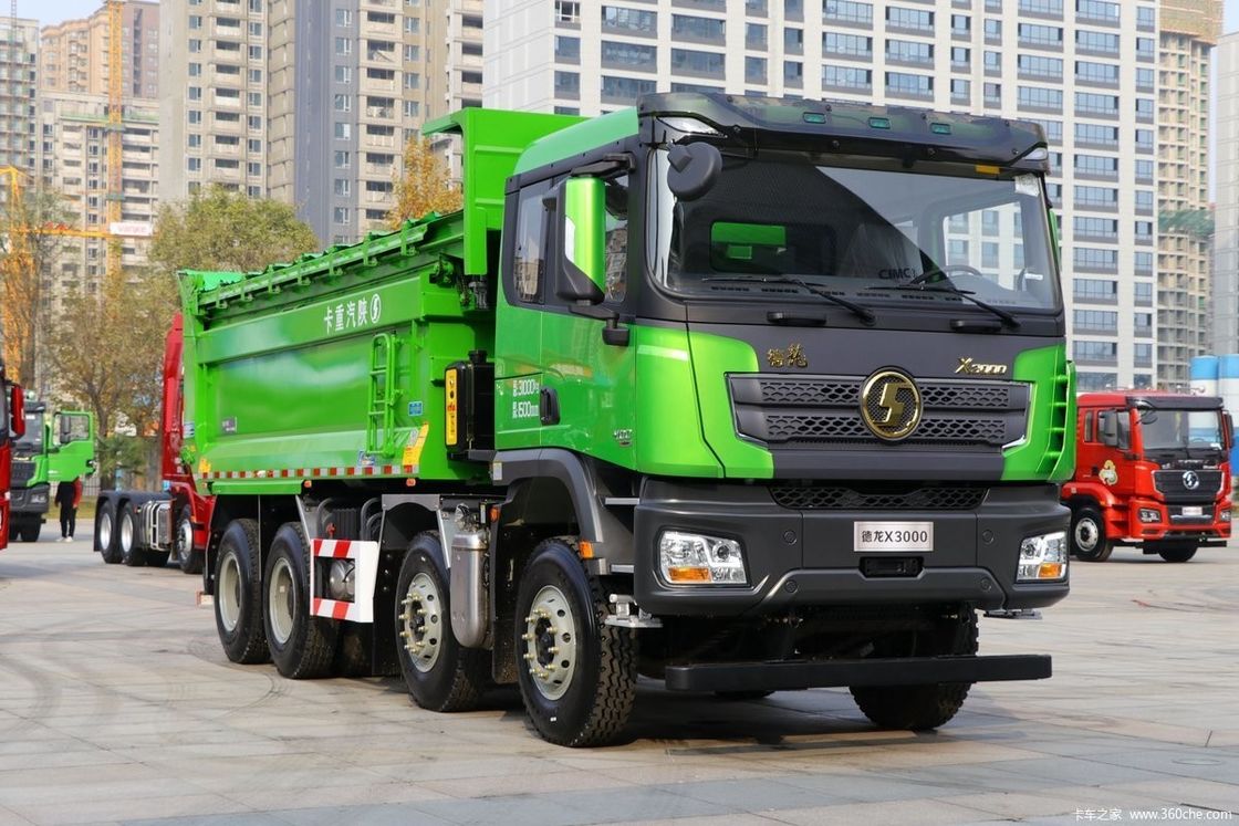 Shacman F3000 X3000 8X4 Heavy Duty Dump Truck 430 Hp 12 Wheels Dumper Lorry for 2 Passengers