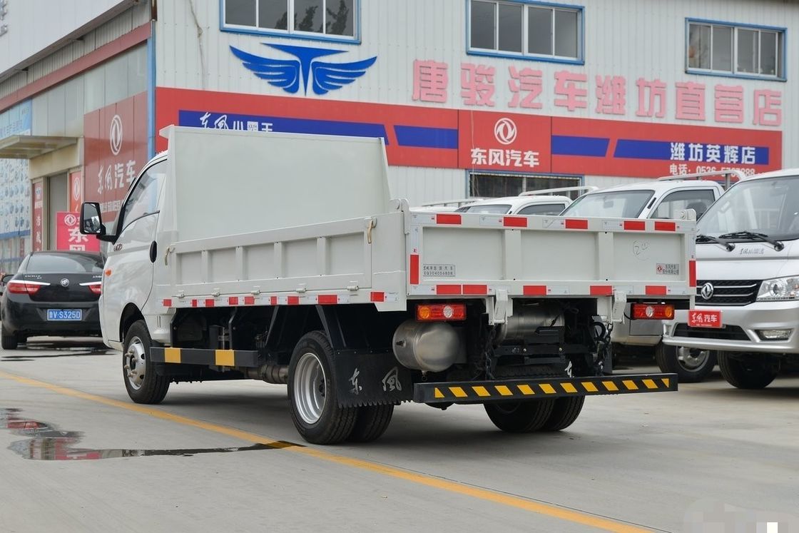 Used Dongfeng W17 102hp Left Hand Drive 2 Seats 2 Airbags Single Row 4*2 Light Dump Truck