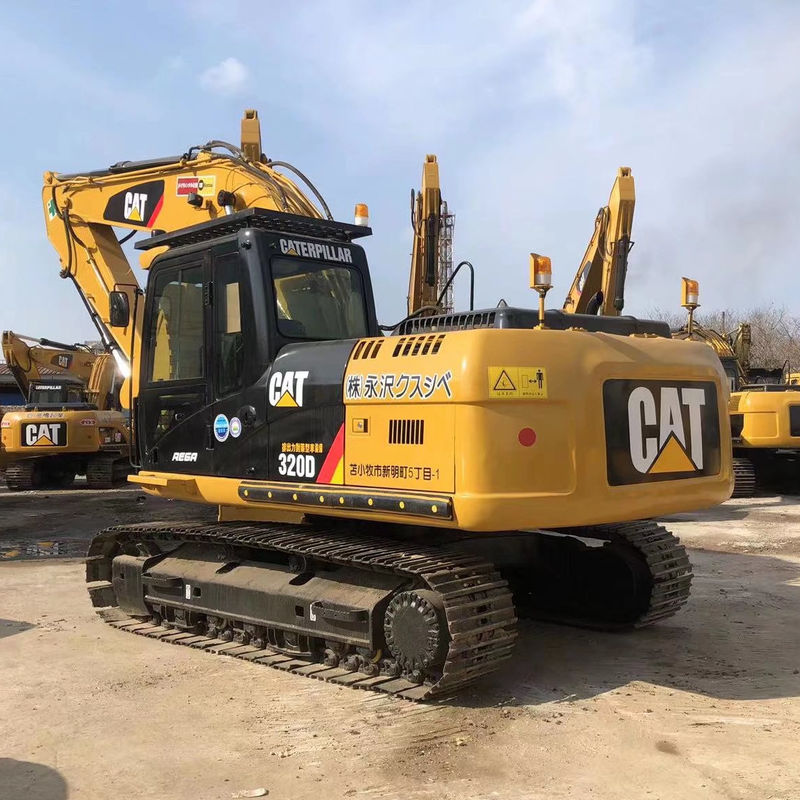 2001-4000 Working Hours CAT 320D 20 Tons Hydraulic Crawler Excavator Good Condition