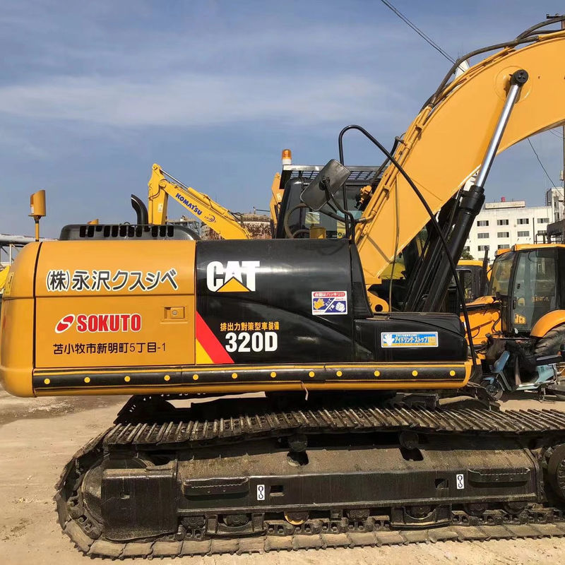 2001-4000 Working Hours CAT 320D 20 Tons Hydraulic Crawler Excavator Good Condition