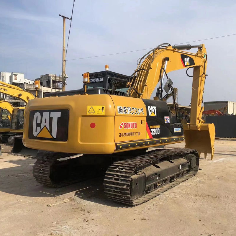 2001-4000 Working Hours CAT 320D 20 Tons Hydraulic Crawler Excavator Good Condition