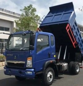 2 Passengers Yunnei Engine Sinotruk HOMAN 4*2 Mini Tipper Dump Truck 8-12 Ton Light Truck