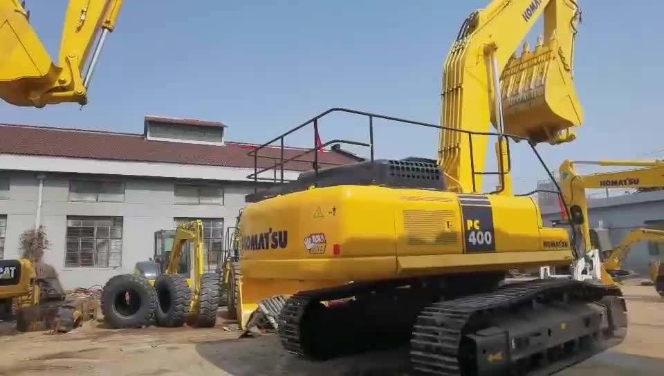 Low Working Hour Second Hand Komatsu PC400-7 Excavator with Technical Video Support