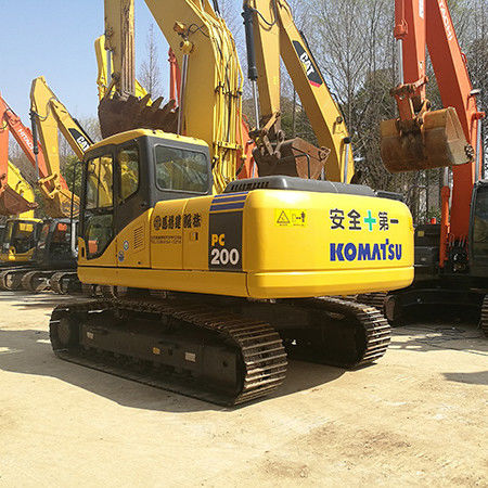 Bucket 0.9CBM Komatsu Used Excavator PC 200 Thumb Heavy Duty Equipment for Heavy Work