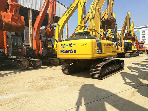 Bucket 0.9CBM Komatsu Used Excavator PC 200 Thumb Heavy Duty Equipment for Heavy Work