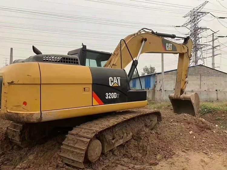 Kawasaki Hydraulic Cylinder Used Cat 320D Crawler Excavator with 1.1m3 Bucket Capacity