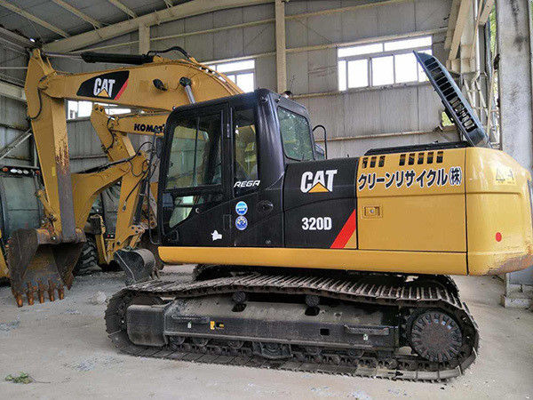 Kawasaki Hydraulic Cylinder Used Cat 320D Crawler Excavator with 1.1m3 Bucket Capacity