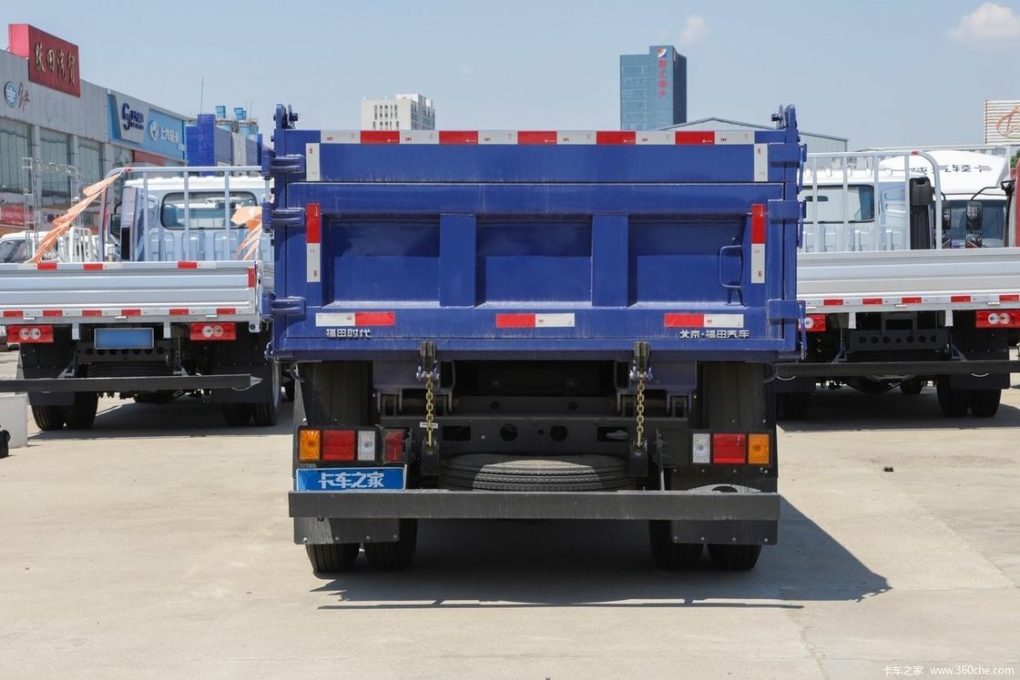 Fuel- 115HP FOTON Dump Truck for Construction LHD/RHD Option ≤100L Fuel Tank Capacity