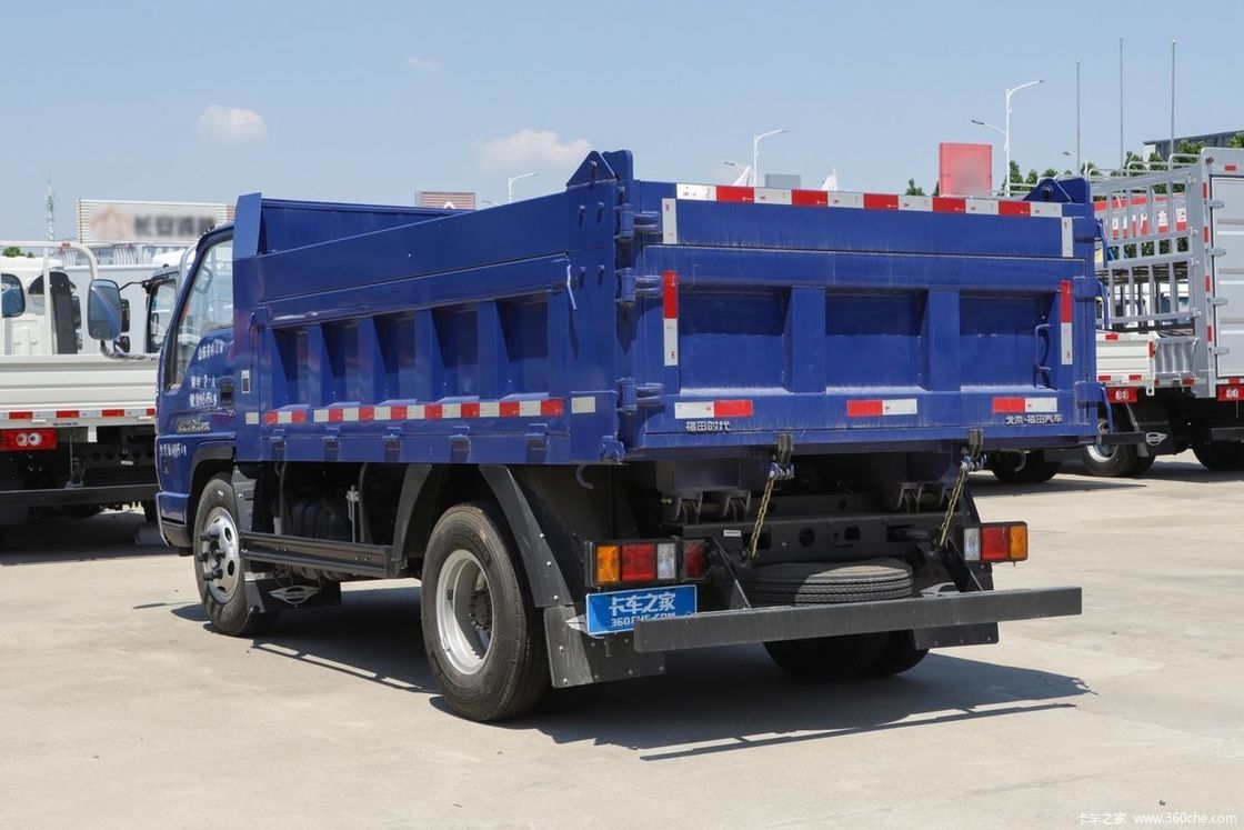 Fuel- 115HP FOTON Dump Truck for Construction LHD/RHD Option ≤100L Fuel Tank Capacity