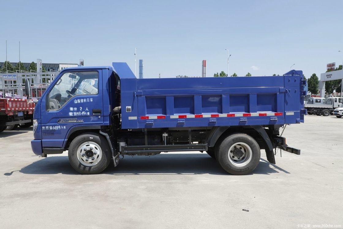 Fuel- 115HP FOTON Dump Truck for Construction LHD/RHD Option ≤100L Fuel Tank Capacity