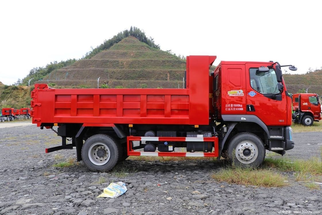 Reverse Shift Number 2 245HP Dongfeng 4x2 Dump Truck for Construction 15-20T