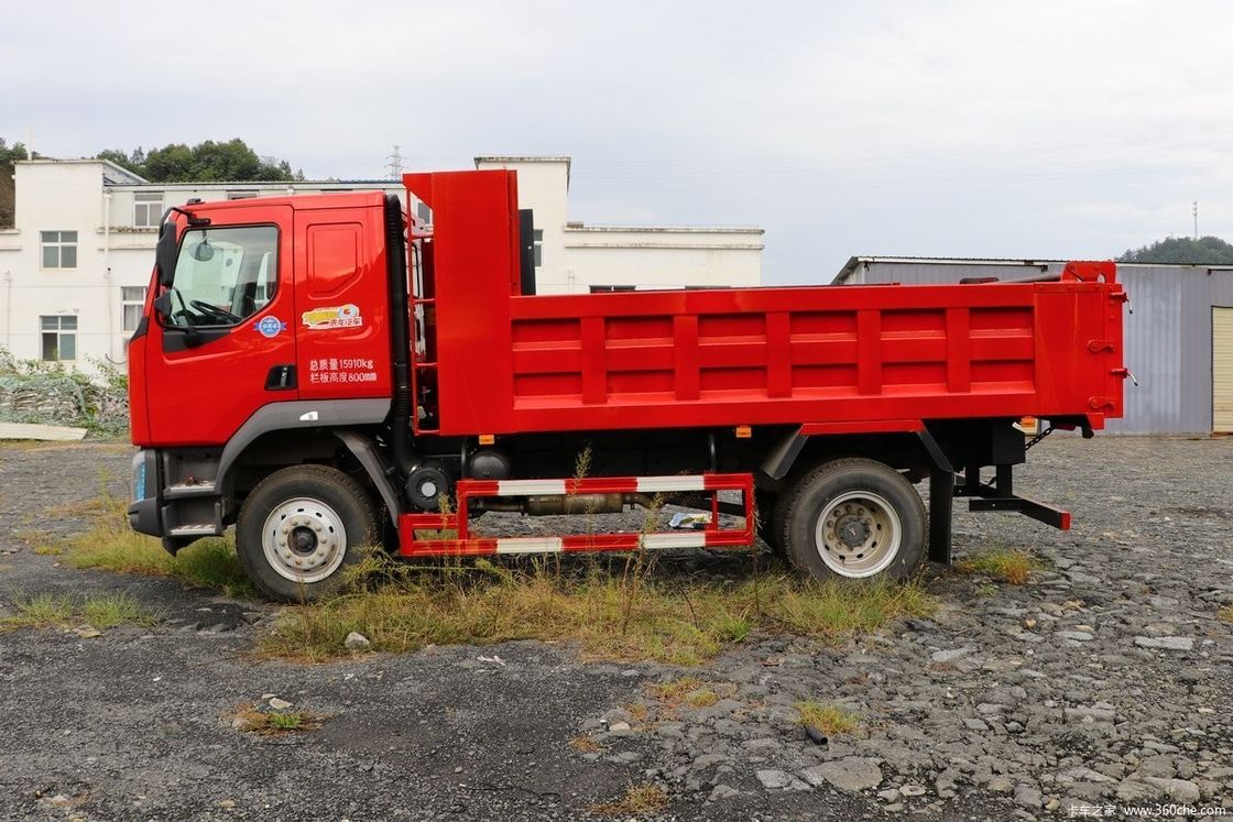 Reverse Shift Number 2 245HP Dongfeng 4x2 Dump Truck for Construction 15-20T