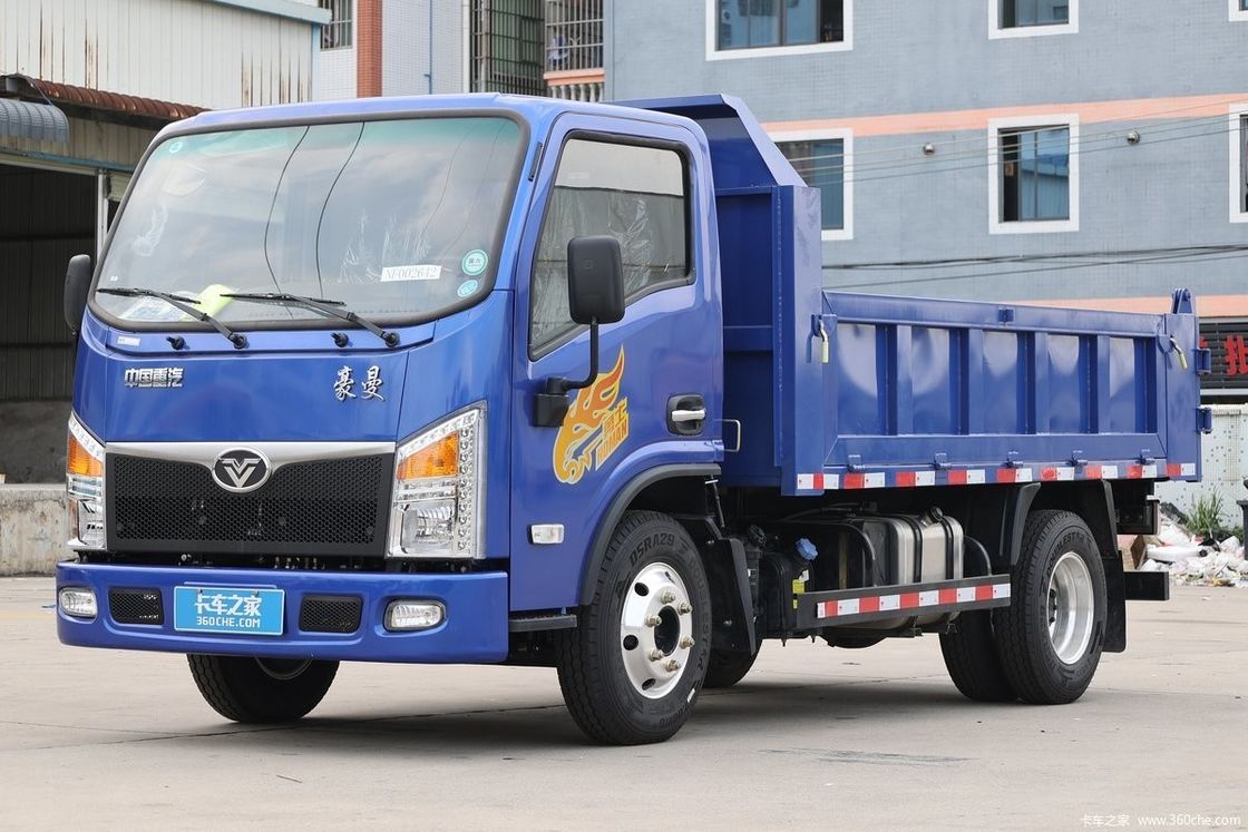 Manual Air Conditioner 220hp 8*4 Left Hand Driving Diesel Engine Lhd Dump Truck