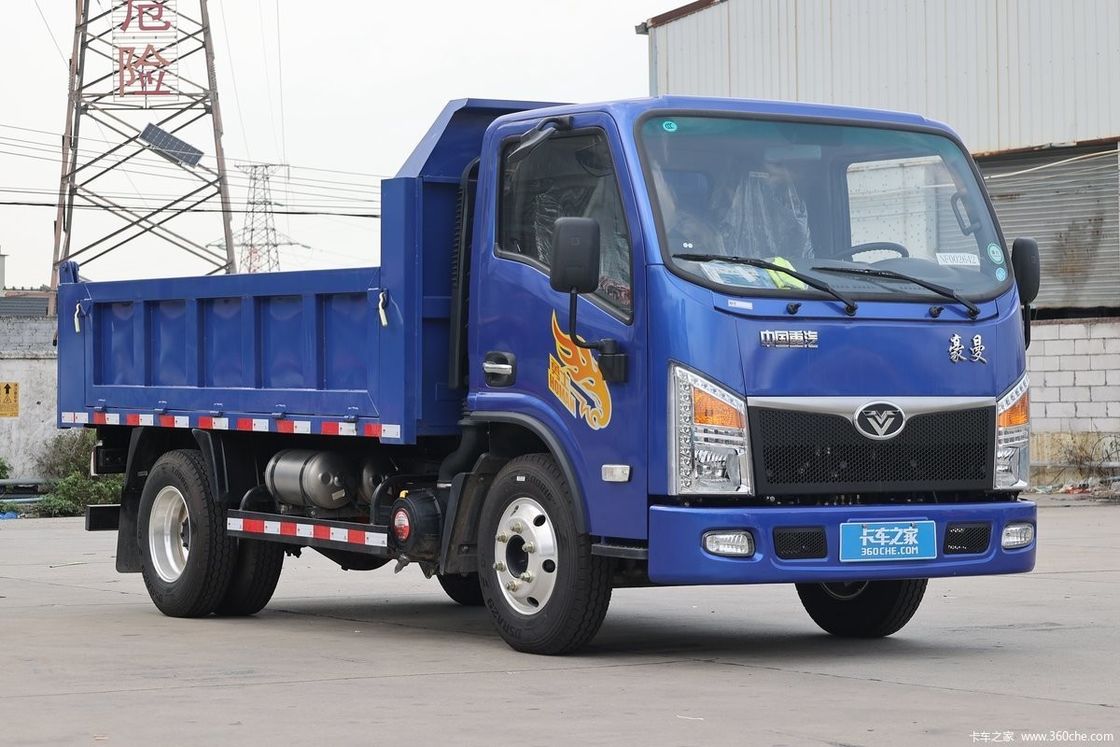 Manual Air Conditioner 220hp 8*4 Left Hand Driving Diesel Engine Lhd Dump Truck