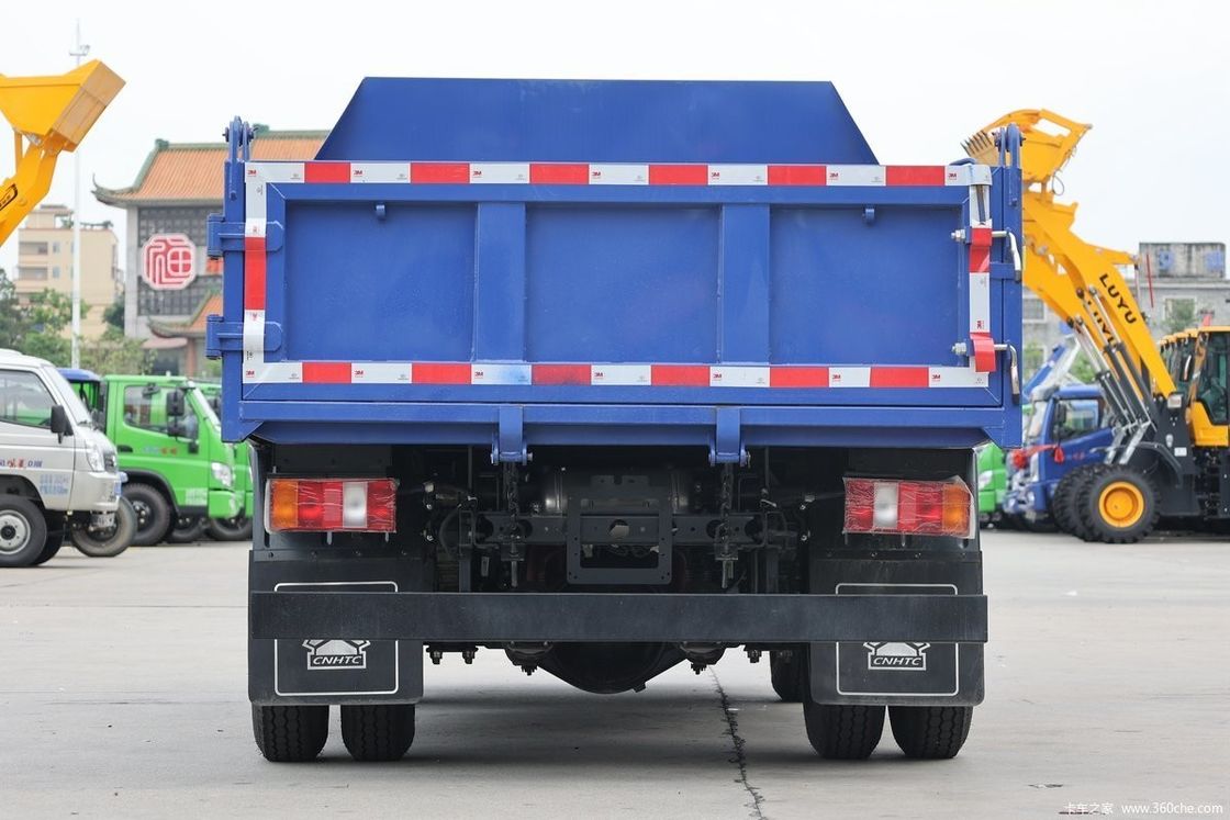 Manual Air Conditioner 220hp 8*4 Left Hand Driving Diesel Engine Lhd Dump Truck