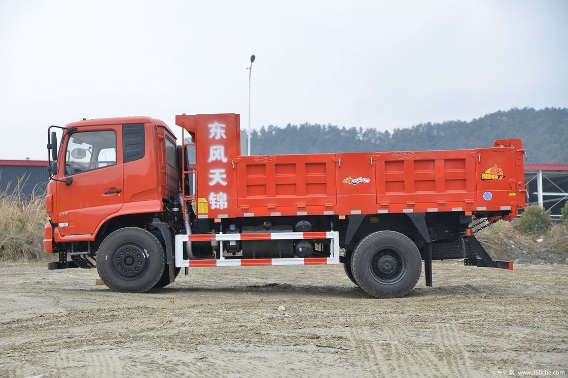 240HP Dongfeng Dump Truck 4x2 Left Hand Driving 2 Passengers Perfect for Construction