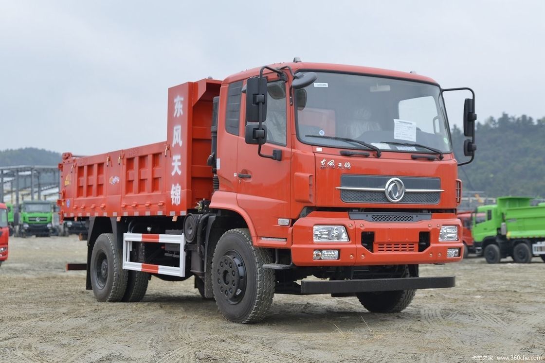 240HP Dongfeng Dump Truck 4x2 Left Hand Driving 2 Passengers Perfect for Construction