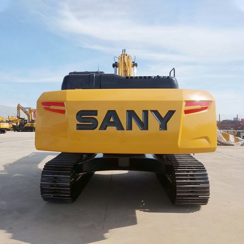 SANY SY245H 24 Tons Used Excavator Crawler at Manufacturing Plant with Yellow Color