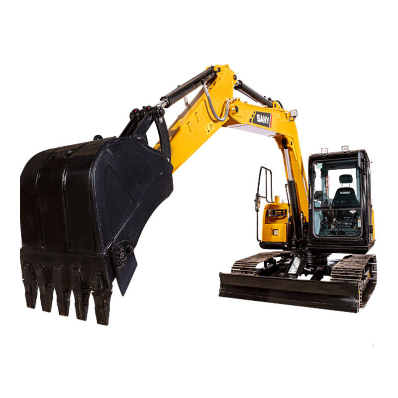 Max Digging Radius 6240 SANY SY75C Pro 7tons Hydraulic Crawler Used Small Excavator