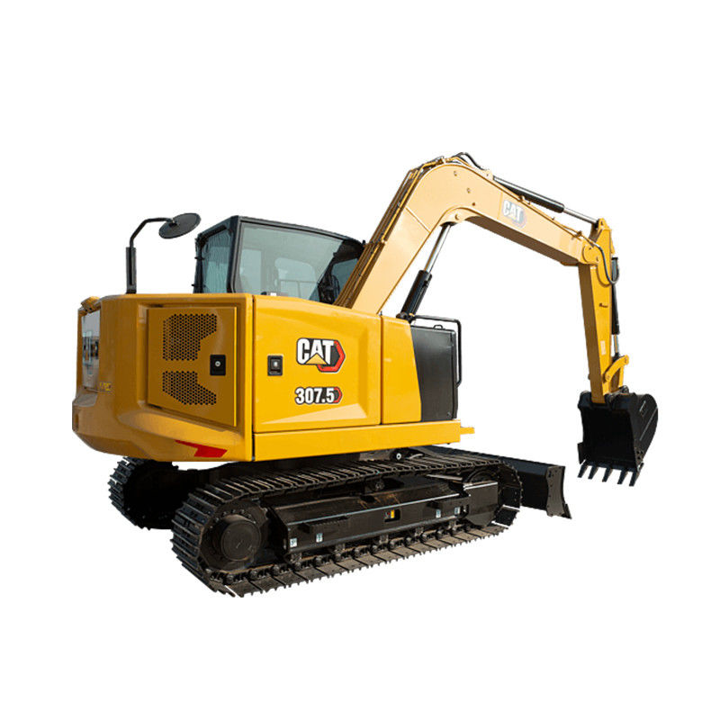 2019 Yellow Used Caterpillar CAT307.5 Mini Hydraulic 7.5 Ton Excavator for Performance