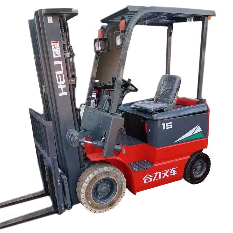 Hydraulic Service Brake 3m CPD15 1.5 Ton Heli Used Electric Forklift for Your Business