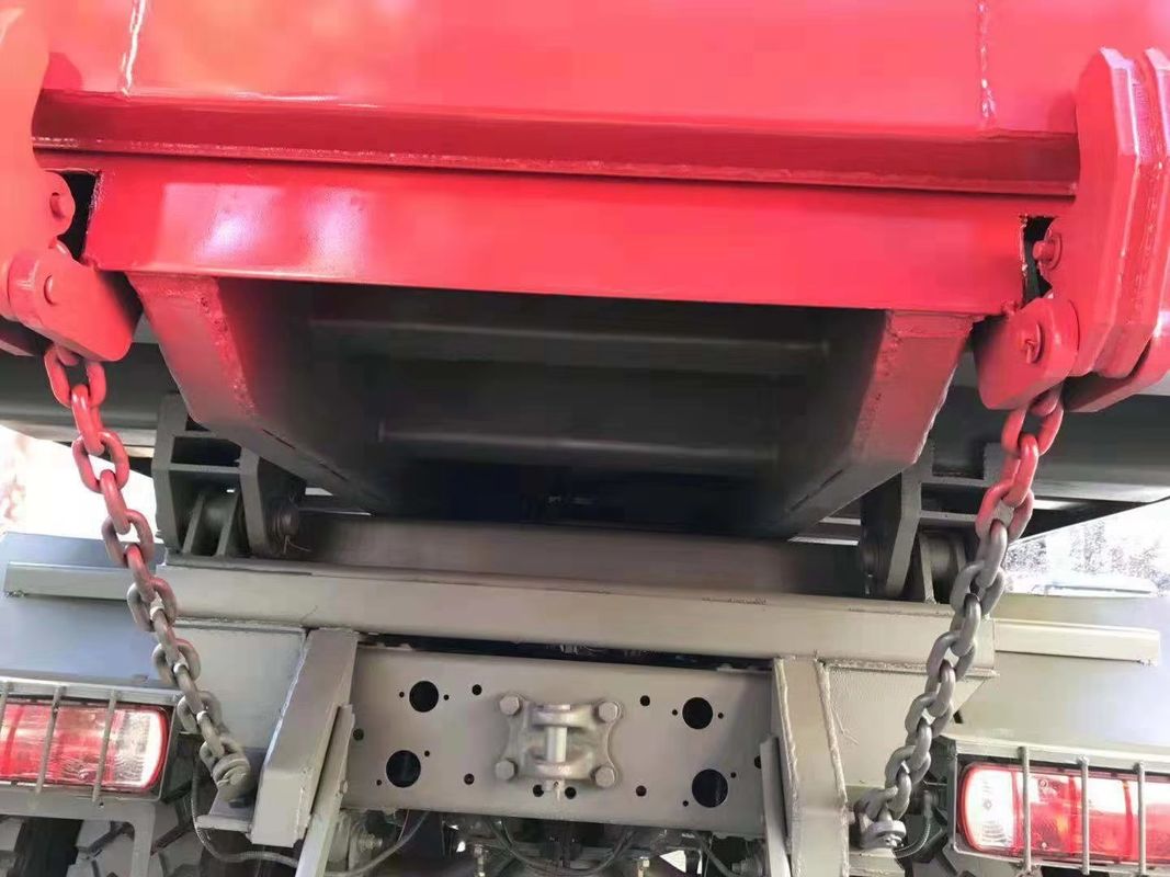 HOWO 6x4 371hp 30 Tons Red Tipper Truck Dump Truck with WEICHAI Engine and 3 Passengers