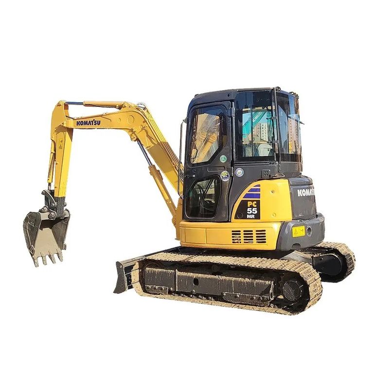 Original Color Good Condition Komatsu PC55 Mini Track Used Caterpillar Excavator