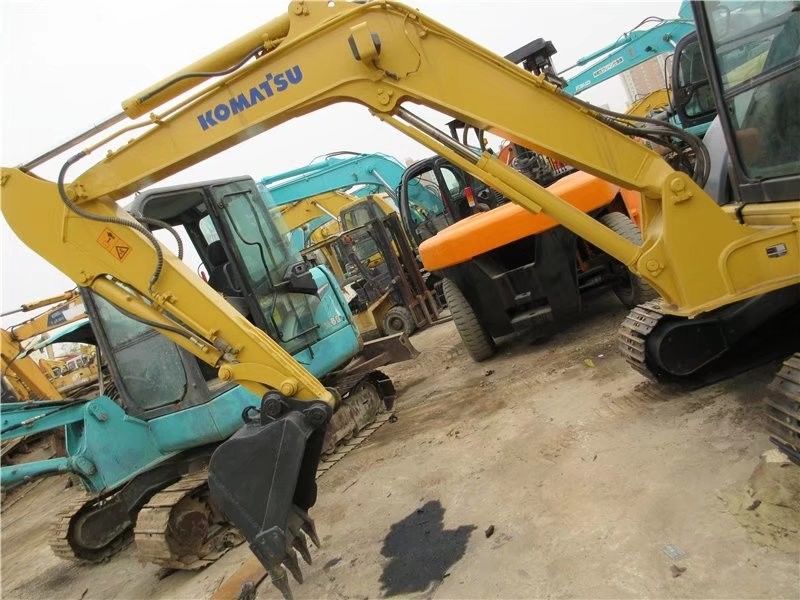 Original Color Good Condition Komatsu PC55 Mini Track Used Caterpillar Excavator