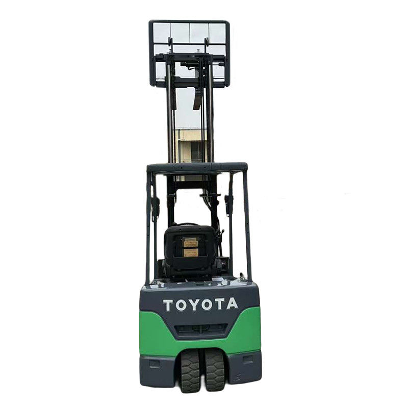 Green 1.5 Tons Electric Forklift Working Hours 0-2000 Easy to Maintain