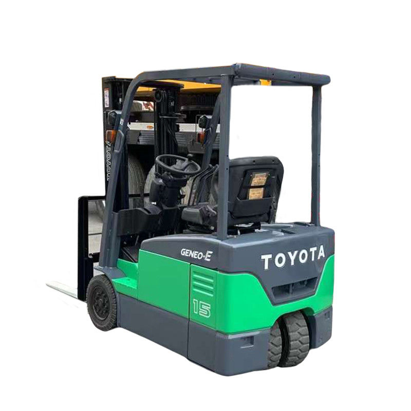 Green 1.5 Tons Electric Forklift Working Hours 0-2000 Easy to Maintain