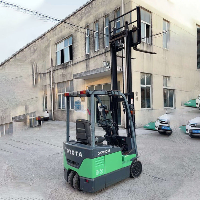 Used Toyota 1 Ton Electric Forklift 48V Fork Length 1070 Warehouse Material Handling