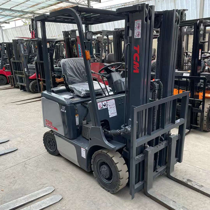 1.5 Ton TCM Electric Forklift Ideal for Warehouse Material Handling and Garment Shops
