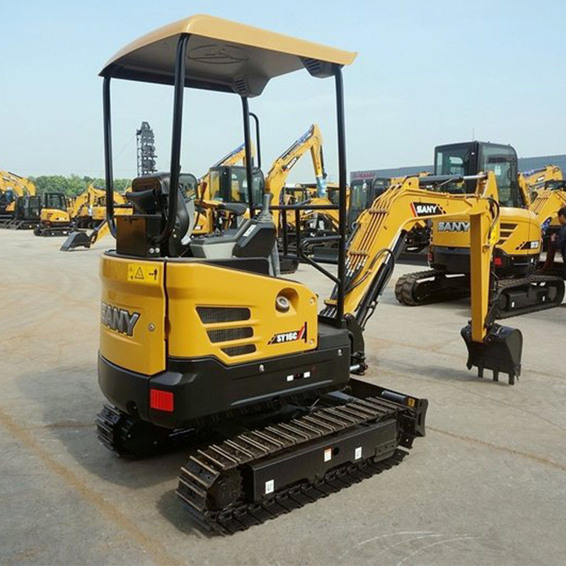 SANY SY16C 1ton Mini Excavator with Imported Hydraulic Pump and 3665mm Digging Height
