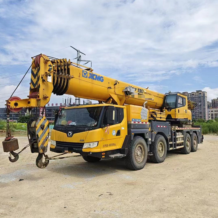 Yellow 50 Ton Used Hydraulic Crane for Truck QY25K5-I QY25KD QY25K 33m Lifting Height