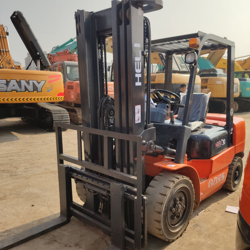 3ton HELI Second Hand Electric Forklift Original Color and Rated Lifting Capacity 5Tons