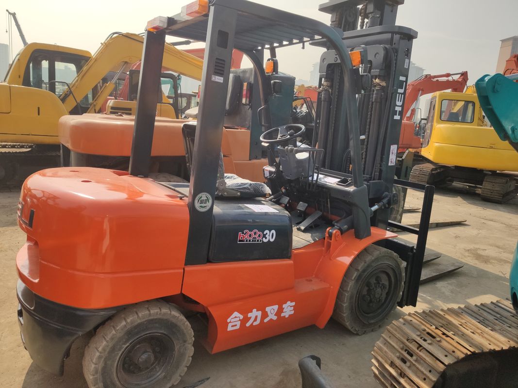 3ton HELI Second Hand Electric Forklift Original Color and Rated Lifting Capacity 5Tons