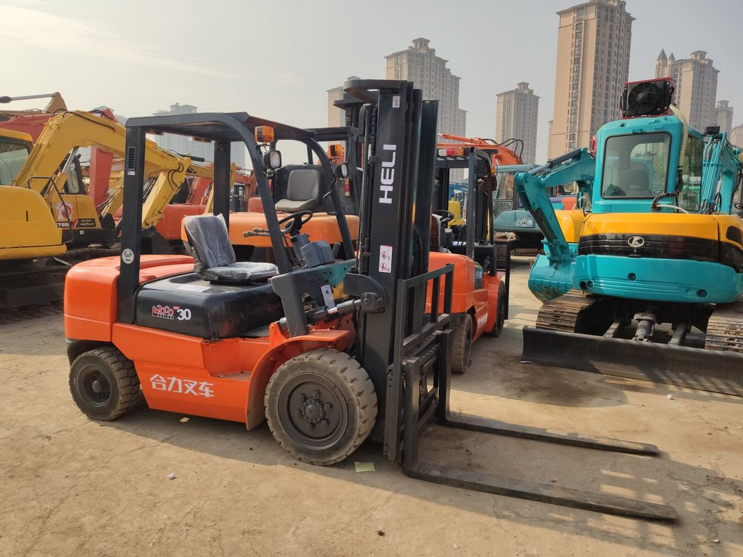 3ton HELI Second Hand Electric Forklift Original Color and Rated Lifting Capacity 5Tons