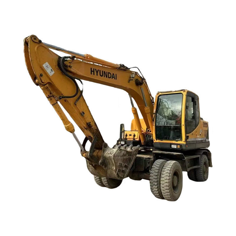 Hyundai Origin Machine Wheel Excavator Used 150W-9 Excavators for Sell